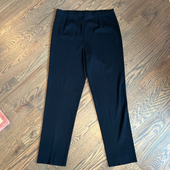 Ming Wang Plus Size Straight Leg Knit Pant, Size 0X. The perfect black pant! - Picture 3 of 7
